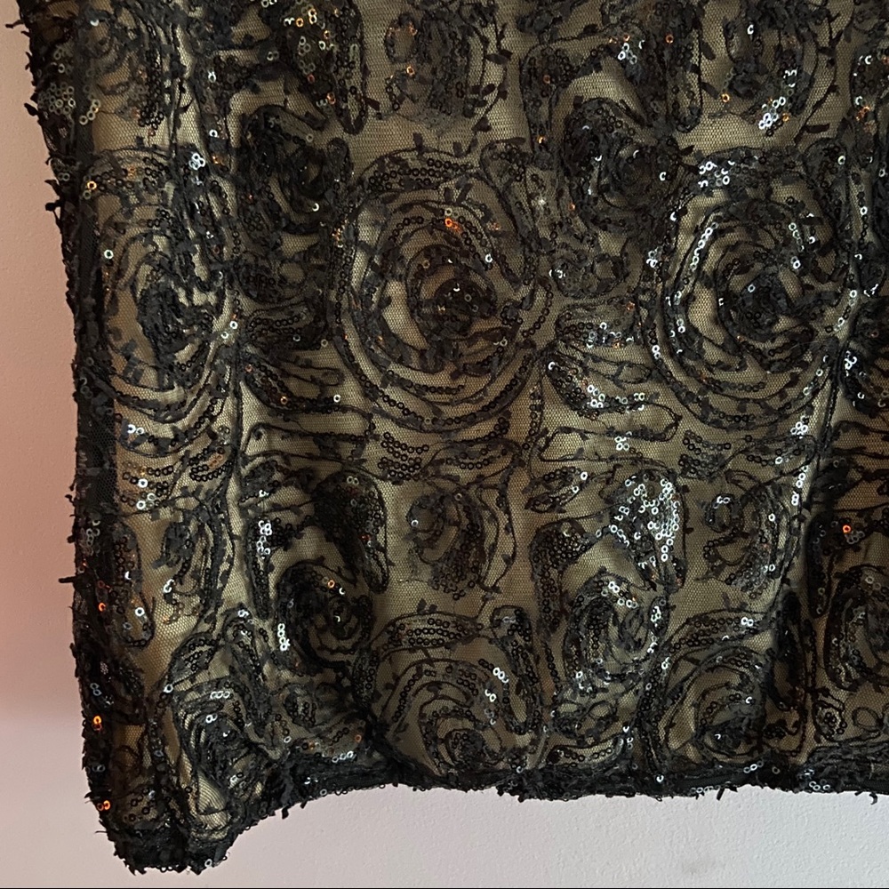 Max Studio Lace/Sequin Tank Top - Picture 4 of 4